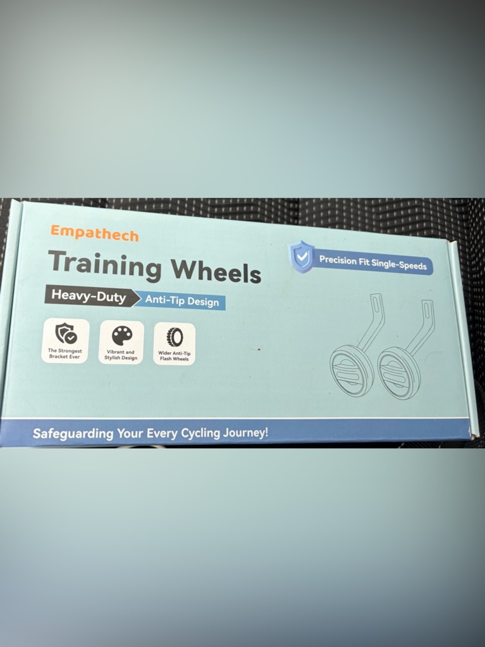 Empathech Training Wheels - Light Blue